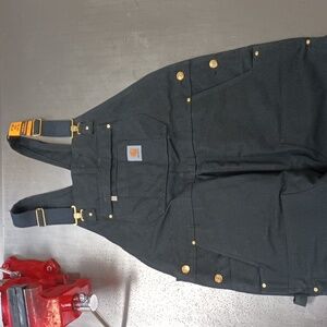 Carhartt Insulated Bib Overalls - Size Large